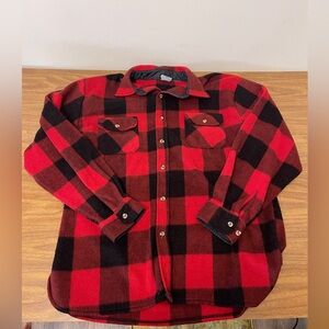 Vintage Trader Bay Plaid Fleece Button Up